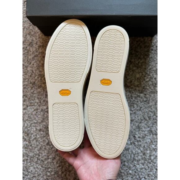 Nisolo Men’s Cortez High Top Sneakers Size - 11.5 - New - Bone Color - Picture 9 of 12